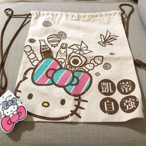 Hello Kitty Drawstring Backpack bag